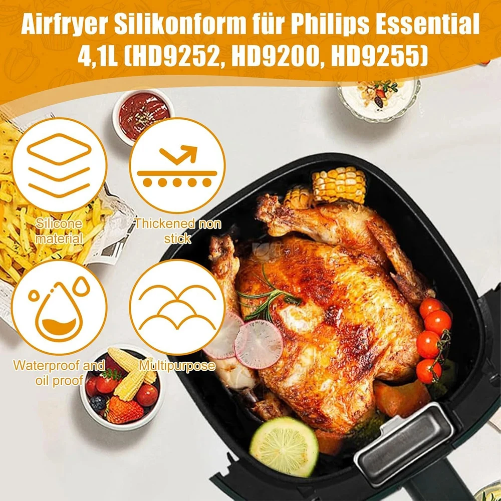 17cm 실리콘 에어프라이어 몰드 - 필립스 HD925 - Philips Air Fryer Hd9252 리뷰 및 가격