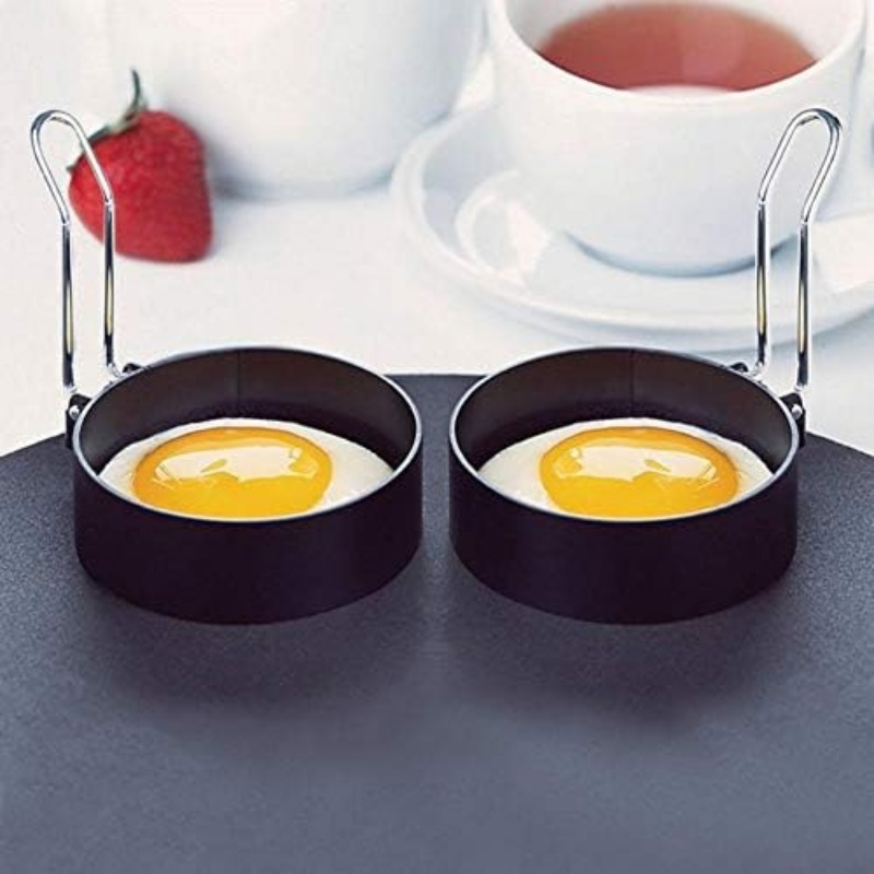 계란 반지 금형 스테인레스 스틸 붙지 않는 팬, 튀김  - Egg Waffle Pan 리뷰 및 가격