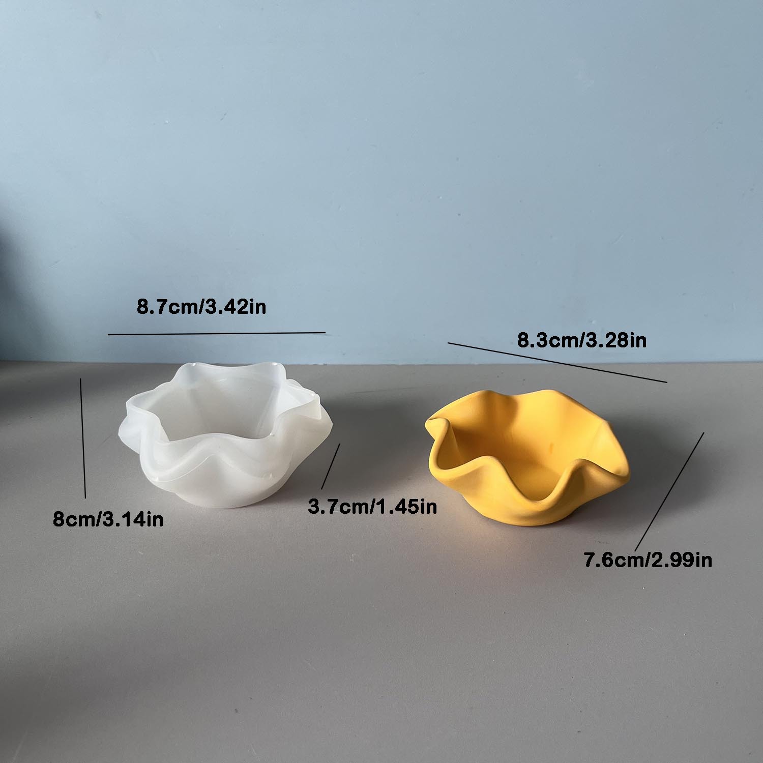 창의적인 곡선형 캔들 그릇 실리콘 몰드 DIY 수제 화 - Potsticker Mold 리뷰 및 가격
