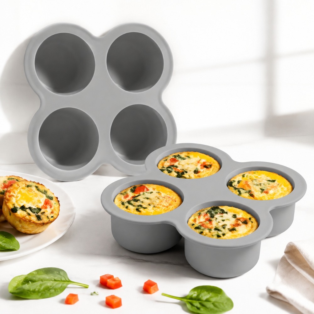 2개 묶음 에어프라이어 에그 몰드 4컵 실리콘 베이킹  - Egg Waffle Pan 리뷰 및 가격